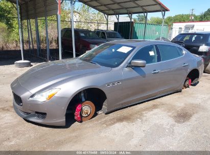 2015 MASERATI QUATTROPORTE S Q4 Gray  Gasoline ZAM56RRA0F1145395 photo #3