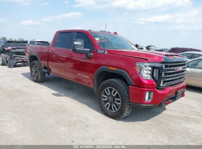 2021 GMC SIERRA 2500HD 4WD  STANDARD BED AT4 Red  Diesel 1GT49PEY5MF151322 photo #1