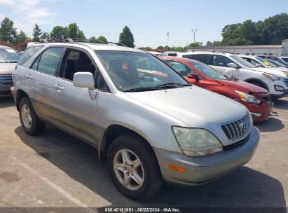 2002 LEXUS RX 300 Silver  Gasoline JTJGF10UX20133953 photo #1