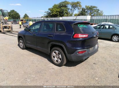 2015 JEEP CHEROKEE SPORT Blue  Gasoline 1C4PJLAB2FW711945 photo #4