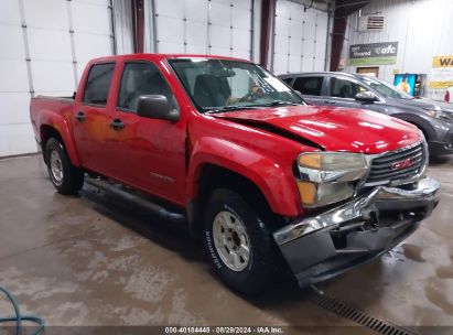 2004 GMC CANYON SLE Red  Gasoline 1GTDS136448130453 photo #1