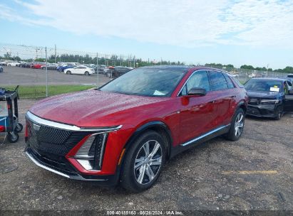 2024 CADILLAC LYRIQ TECH W/1SA Red  Electric 1GYKPMRK6RZ132456 photo #3