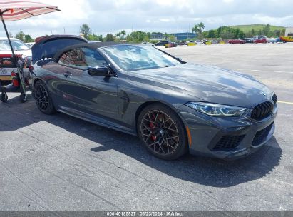 2022 BMW M8 CABRIOLET COMPETITION Gray  Gasoline WBSDZ0C08NCH16634 photo #1