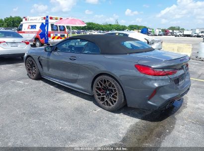 2022 BMW M8 CABRIOLET COMPETITION Gray  Gasoline WBSDZ0C08NCH16634 photo #4