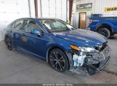 2019 TOYOTA CAMRY SE Blue  Gasoline 4T1B11HK3KU176047 photo #1