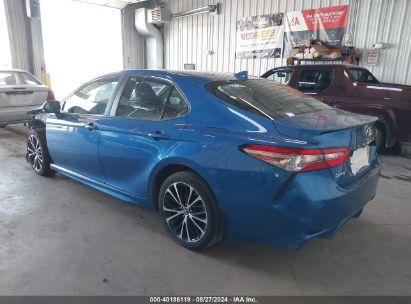 2019 TOYOTA CAMRY SE Blue  Gasoline 4T1B11HK3KU176047 photo #4