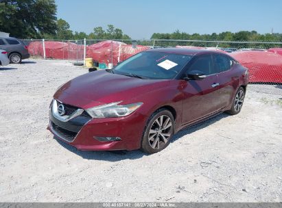 2017 NISSAN MAXIMA 3.5 SV Red  Gasoline 1N4AA6AP6HC399397 photo #3