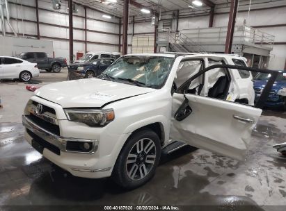 2016 TOYOTA 4RUNNER LIMITED White  Gasoline JTEBU5JR4G5285690 photo #3