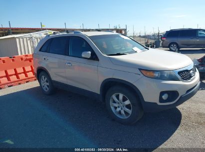 2011 KIA SORENTO LX Cream  Gasoline 5XYKT3A16BG099946 photo #1