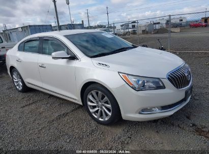 2014 BUICK LACROSSE LEATHER GROUP White  Gasoline 1G4GB5G31EF101876 photo #1