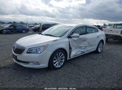 2014 BUICK LACROSSE LEATHER GROUP White  Gasoline 1G4GB5G31EF101876 photo #3