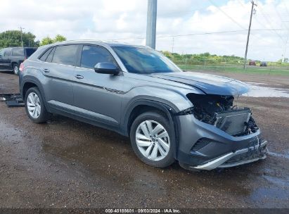 2023 VOLKSWAGEN ATLAS CROSS SPORT 3.6L V6 SE W/TECHNOLOGY Black  Gasoline 1V2WE2CA2PC225717 photo #1