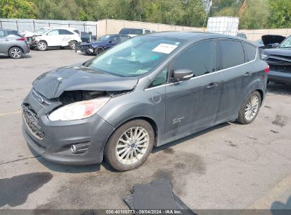 2015 FORD C-MAX ENERGI SEL Gray  Hybrid 1FADP5CU8FL104225 photo #3