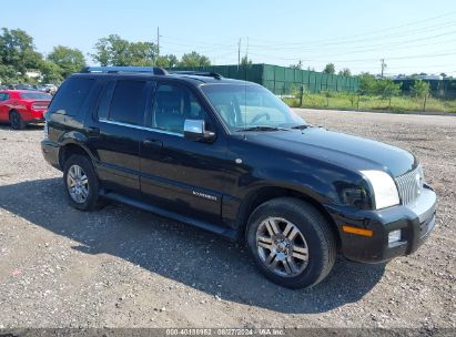 2008 MERCURY MOUNTAINEER PREMIER Black  Gasoline 4M2EU48E78UJ17106 photo #1