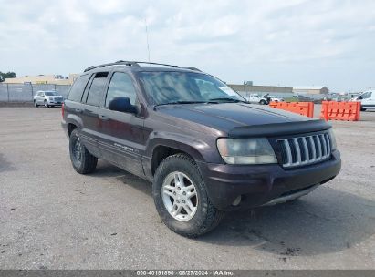 2004 JEEP GRAND CHEROKEE LAREDO Burgundy  Gasoline 1J4GW48N94C212270 photo #1