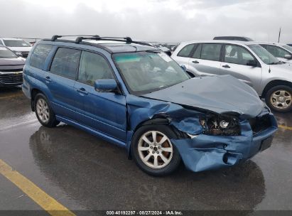 2008 SUBARU FORESTER 2.5X Blue  Gasoline JF1SG65608H727176 photo #1