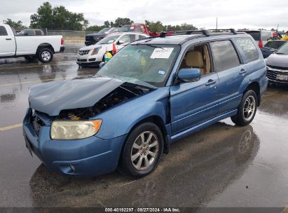 2008 SUBARU FORESTER 2.5X Blue  Gasoline JF1SG65608H727176 photo #3