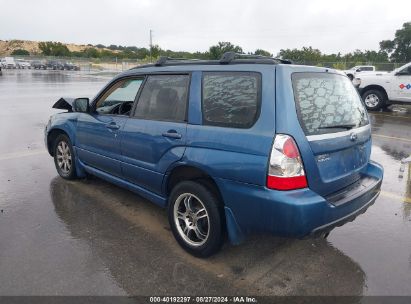 2008 SUBARU FORESTER 2.5X Blue  Gasoline JF1SG65608H727176 photo #4