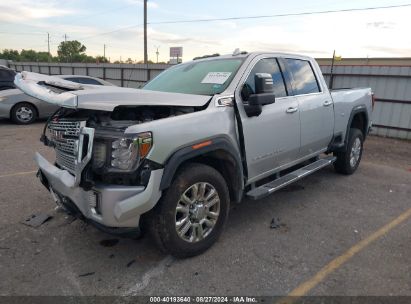 2023 GMC SIERRA 2500HD 4WD  STANDARD BED DENALI Silver  Diesel 1GT49REY9PF252122 photo #3