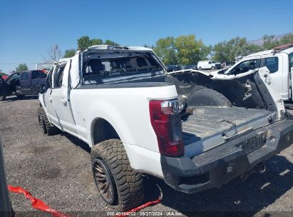 2018 FORD F-350 LARIAT White  Diesel 1FT8W3BT3JEB60243 photo #4