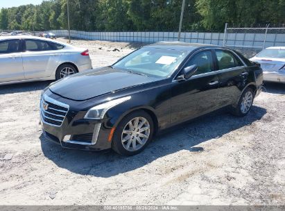 2015 CADILLAC CTS LUXURY Black  Gasoline 1G6AR5SX0F0116814 photo #3