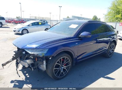 2019 AUDI Q8 55 PREMIUM Blue  Gasoline WA1FVBF13KD033877 photo #3