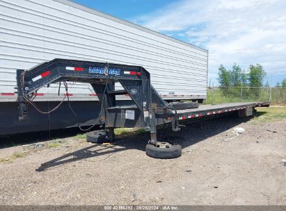 2015 LOAD KING 40' GOOSENECK TRAILER Black  Other 4ZEGP4027F1077630 photo #3