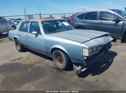 1986 OLDSMOBILE CUTLASS SUPREME Blue  Gasoline 2G3GR69A1G2344948 photo #1