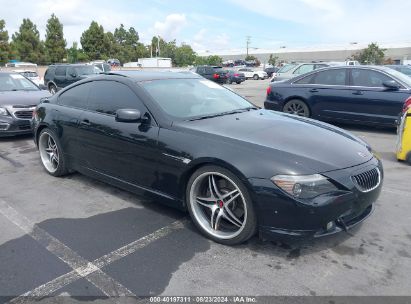 2005 BMW 645CI Black  Gasoline WBAEH73465B215977 photo #1