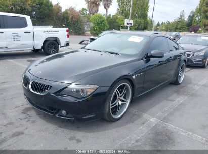 2005 BMW 645CI Black  Gasoline WBAEH73465B215977 photo #3