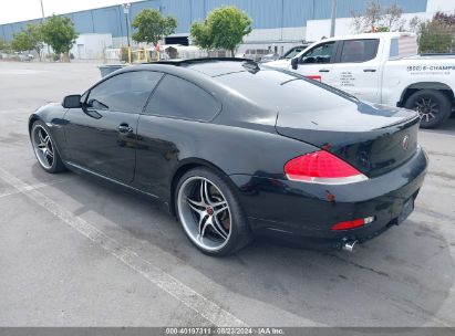 2005 BMW 645CI Black  Gasoline WBAEH73465B215977 photo #4