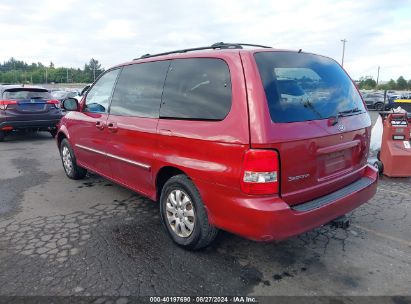 2004 KIA SEDONA EX/LX Red  Gasoline KNDUP131046543133 photo #4