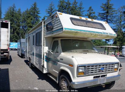 1991 FORD ECONOLINE E350 CUTAWAY VAN White  Gasoline 1FDKE30G4MHA65798 photo #1