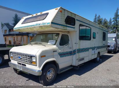 1991 FORD ECONOLINE E350 CUTAWAY VAN White  Gasoline 1FDKE30G4MHA65798 photo #3