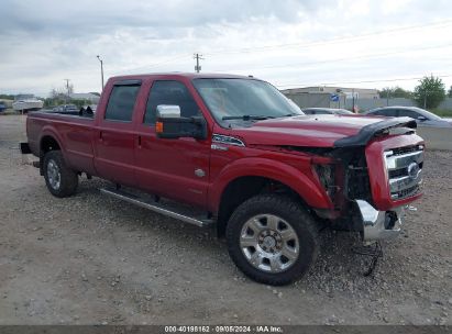 2016 FORD F-350 LARIAT Maroon  Diesel 1FT8W3BT2GEB39828 photo #1