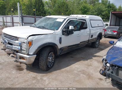 2019 FORD F-250 LARIAT White  Diesel 1FT7W2BT8KED83031 photo #3