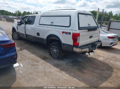 2019 FORD F-250 LARIAT White  Diesel 1FT7W2BT8KED83031 photo #4