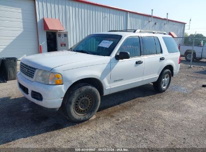 2005 FORD EXPLORER XLT/XLT SPORT White  Gasoline 1FTPX12555NA91785 photo #3