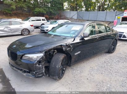 2012 BMW 750LI XDRIVE Black  Gasoline WBAKC8C52CC435446 photo #3