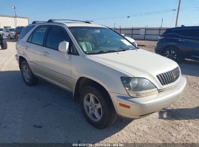 2000 LEXUS RX 300 White  Gasoline JT6HF10U6Y0152409 photo #1