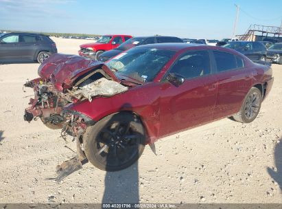 2020 DODGE CHARGER SXT RWD Burgundy  Flexible Fuel 2C3CDXBG9LH192642 photo #3