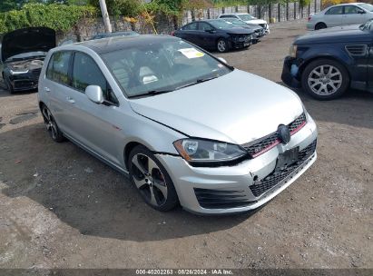 2015 VOLKSWAGEN GOLF GTI 2.0T SE 4-DOOR Silver  Gasoline 3VW5T7AU2FM060405 photo #1