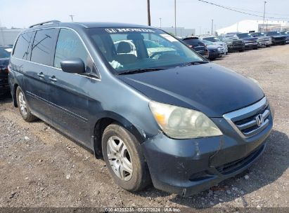 2005 HONDA ODYSSEY EX Blue  Gasoline 5FNRL38415B401346 photo #1