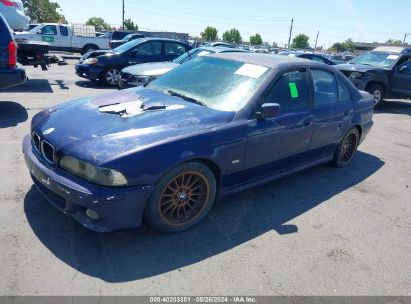 1998 BMW 540I Blue  Gasoline WBADE5323WBV93781 photo #3