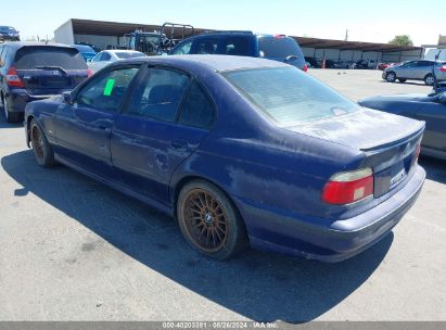 1998 BMW 540I Blue  Gasoline WBADE5323WBV93781 photo #4