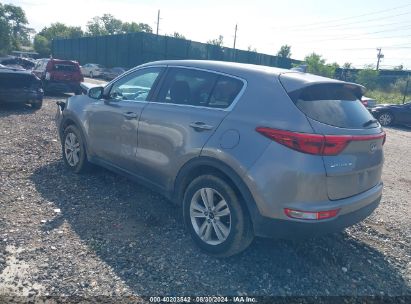 2018 KIA SPORTAGE LX Gray  Gasoline KNDPMCAC1J7448222 photo #4