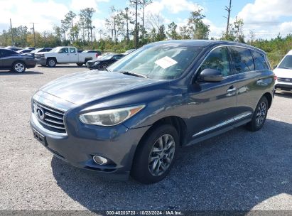 2013 INFINITI JX35 Gray  Gasoline 5N1AL0MMXDC335954 photo #3