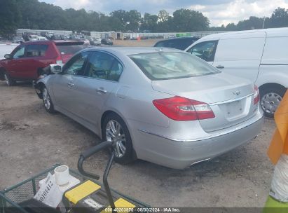 2013 HYUNDAI GENESIS 3.8 Silver  Gasoline KMHGC4DD2DU236430 photo #4