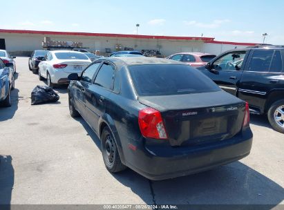 2005 SUZUKI FORENZA S Black  Gasoline KL5JD56Z15K233947 photo #4