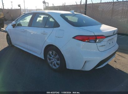 2021 TOYOTA COROLLA LE White  Gasoline 5YFEPMAE7MP187008 photo #4